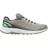 MERRELL Trail-Laufschuhe Fly Strike GTX wasserdichte und atmungsaktive Herren Outdoorschuhe Gore-Tex Trekking-Schuhe Hiking J067469 Grau, Größe:43 1/2