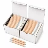 NIPORO 200 Mini Bleistifte kurz halbe Bleistifte mit Radiergummi Golf Bleistift Mitgebsel (200)
