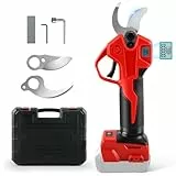 Akku Astschere Professionelle kompatibel mit Milwaukee 18V Batterie Elektrisch mit LCD-Anzeige 30mm Maximaler Schneiddurchmesser Für Zweige, Sträucher und Stämme (Ohne Batterie)