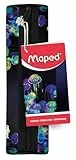 Maped - Federmäppchen Deepsea Paradise - Federmäppchen aus Polyester, hohe Widerstandsfähigkeit - Metallreißverschluss - Federmäppchen 21 cm