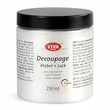 Viva Decor Decoupage Kleber und Lack, 239.6 g, klar, andere, Mehrfarbig, 9,01 x 9,18 x 10 cm