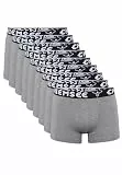 Chiemsee Boxer Short Herren Trunk Unterwäsche Regular Fit Retroshorts 9er Pack, Farbe:Grey, Bekleidungsgröße:L