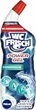 WC Frisch Power Gel WC Reiniger Meeresfrische (750 ml) – Für Tiefenreinigung bis in den Abfluss & unter dem WC-Rand