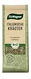 BioWagner - Bio Italienische Kräuter | mediterrane Kräuternote für Tomatensaucen, Antipasta oder Fleischgerichte | naturbelassene Bio-Zutaten | recyclebare Verpackung | 10 g