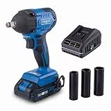 Scheppach Akku-Schlagschrauber BC-IW350-X 20V Brushless | Drehmomentstufen 180-350 - 370Nm | Schlagzahl 3600bpm | Aufnahme ½ | 20V-IXES-Serie | 3 Steckschlüssel- 17,19,21mm | mit 2Ah Akku & Ladegerät