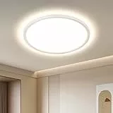 OTREN LED Deckenleuchte 30cm 28W 4000K Neutralweiß, IP44 Badlampe Rund Flach, Deckenlampe für Badezimmer Küche Flur