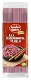 Bamboo Garden - Lila Süßkartoffel Nudeln | Schmale Nudeln mit einem sanft-nussigen Geschmack | Ideal für Bowls und Salate | Schnell zubereitet | 250 g im Beutel