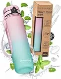My Vesperbox® Trinkflasche Kinder [750ML] - Wasserflasche Kohlensäure Geeignet & Auslaufsicher - Water Bottle Kids - für Schule & Sport - Kinderflasche für Mädchen & Jungen - inkl. Ersatzdichtung