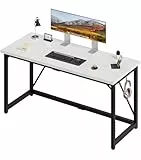 Devoko Schreibtisch Tisch Computertisch, 160 x 50 x 75 cm Study Table, weiß