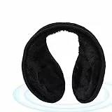 Estink Bluetooth 5.0 Kopfhörer Ohrenschützer, wiederaufladbare Ohrenwärmer, weich und hautfreundlich, gute Wärme, Kann mit Bluetooth verbunden werden, Stereoausgang, Freisprecheinrichtung