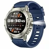 TIMU Smartwatch Herren, 1.39' HD Smart Watch Herren mit Anrufe tätigen/Empfangen, 114+Sportmodi Fitnessuhr mit Herzfrequenz/Schrittzähler/Schlafmonitor, IP68 Wasserdicht Sportuhr für Android iOS