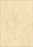 SIGEL DP397 Hochwertiger marmorierter Karton / Marmor-Papier / Urkundenpapier beige, A4, 50 Blatt, Motiv beidseitig, 200 g, aus nachhaltigem Papier
