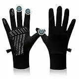 BLUEVER Touchscreen Handschuhe Radsporthandschuhe Herren Damen rutschfest Winddicht Fahrradhandschuhe Winterhandschuhe für Radfahren Laufen Fahren Joggen Skifahren(M)