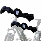 honju Bike Doppelpack - Universelle Lenker-Schutzhülle, Transportschutz für Fahrräder und E-Bikes (Wasserdicht, Einfache Installation, Perfekt für den Transport auf Heck- oder Dachträger)