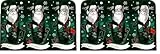 After Eight After Eight NESTLÉ AFTER EIGHT Mini-Weihnachtsmänner aus Pfefferminz-Schokolade, kleine Schokonikoläuse mit Zartbitter-Schokolade, 2er Pack (1 x 60g)