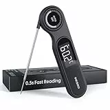 Inkbird IHT-21K Fleischthermometer Grillthermometer Digitales, 0,5 Sekunden Schnelllesen, LCD Bildschirm IP65 wasserdicht Thermometer kochen Bratenthermometer für Küche,Grill, BBQ,Backen