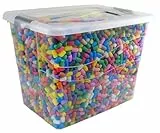 fischerTiP 571890 Tip Creative Box XXL - Kreatives Bastel Set für Kinder ab 3 Jahren mit mehr als 8000 Stück bunter Tips
