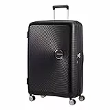 American Tourister Soundbox - Spinner L Erweiterbar Koffer, 77 cm, 97/110 L, Schwarz (Bass Black)