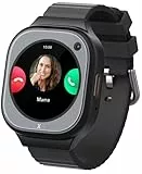 XPLORA X6 Pro - wasserdichte Telefon Uhr für Kinder (eSIM Variante) 4G, Anrufe, Nachrichten, Schulmodus, SOS-Funktion, GPS, Kamera, Schrittzähler - inkl kostenlosem Tarif-Vertrag für 3 Mon. (SCHWARZ)