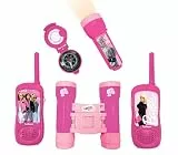 Lexibook, Barbie, Abenteurerset für Kinder, Walkie-Talkies 120m, Fernglas, Kompass, Taschenlampe, Pink, RPTW12BB