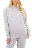 M17 Damen, Grau Sweatshirt, recycelt, weich, gemütlich, lässig, Größe M, 38
