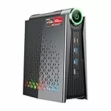ACEMAGIC Warlord Mini S3A Mini PC, AMD R7 8745HS (bis zu 4,9 GHz) Radeon 780M, 32GB DDR5 RAM 1TB NVME PCIe 4 SSD, Micro Desktop Computer Für Bussiness/Office/Gaming Einstellbar in WiFi 6, Win 11 pro