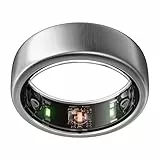 OURA Gen3 Horizon Smart-Ring - Größe 10, Brushed Titanium | Wearable für Schlaf-, Herzfrequenz- und Fitnesstracking - Bis zu 7 Tage Akkulaufzeit - iOS/Android - Bestimme Deine Größe vor dem Kauf