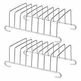 Cabilock Toastständer für Heißluftfritteuse Edelstahl Toast Rack Toastbrot Taco Halter Toasthalter Brotregal Brötchenaufsatz für Toast Kühlung Brot Hochzeit Geburtstag Weihnachten Party 2 Stück