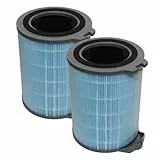 PUREBURG Ersatzfilter kompatibel mit Hoover H-Purifier 500 & 700 Luftreiniger, 2er-Pack H13 HEPA Aktivkohle, 3-stufige Filtration, Luftreinigung