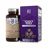 FS Lions Mane | Löwenmähne Pilz - 1000mg Mushroom pro Portion | 90 Lions-Mane Kapseln Mushroom Complex | Hochdosiert Lion's Mane | Gentechnik-, Gluten-, & Allergenfrei | Hergestellt in GB