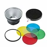 Godox AD-R14 Standard-Reflektor-Set mit Honeycomb-Farbfilter für AD300Pro und AD400Pro Flash