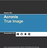 Lizenz für Acronis True Image I 2025 I 1-5 Gerät(e) I Dauerlizenz I Vollversion | Windows/macOS/iOS/Android | Lizenzcode per Post o. E-Mail von softwareGO (Versand via E-Mail vorab, 5 Geräte)