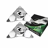 2stk Ersatzmesser Schneid-Klingen Messer für Mähroboter Robomow RS RC MS Serie Modelle Rasenmäher Rasen-roboter Edelstahl Ersatzklingen Rasentrimmer