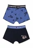 SALT AND PEPPER Jungen Boxershorts 2er Set mit Feuerwehr Motiv