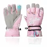 YooxArmor Handschuhe Kinder,Wasserdicht Winddichte Winterhandschue für 8-12 Jungen Mädchen, Kaltes Wetter Warme Skihandschuhe für Skifahren Radfahren Snowboard