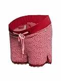 ESPRIT Maternity Damen Shorts Jersey UTB AOP Umstandsshorts, per Pack Rosa (Blush 665), 40 (Herstellergröße: L)