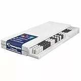 Träumegut24 Taschenfederkern Matratze 90 x 200 cm | 21 cm Höhe | Größe + Härtegrad wählbar | 7-Zonen-System für ergonomisches Liegen | Oeko-TEX Zertifiziert | Rollmatratze (90x200, H2&H3)