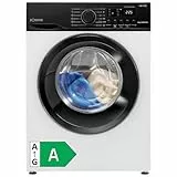 Bomann® Waschmaschine 6kg | 5 Jahre Motor-Garantie | Invertermotor - effizient, leise & langlebig | max. 1000 U/min | 12 Programme | Endzeitvorwahl | LED-Display | Washing Machine | WA 7162 weiß