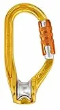 Petzl. P74 TL ROLLCLIP TRIACT-Lock Karabiner Mit Seilrolle, Orange, One Size