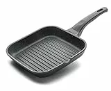 LACOR - 24129 - Grillpfanne glatt Eco Stein 28 cm - schwarz