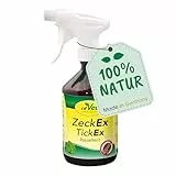 cdVet ZeckEx Zeckenabwehr-Spray 500 ml - Sofortschutz mit Langzeitwirkung für Mensch und Tier, natürliches Zeckenmittel ohne synthetische Zusatzstoffe, dermatologisch getestet
