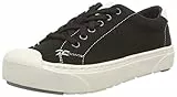 heybrid Damen High Density Sneaker Schnürhalbschuh, Schwarz, 37 EU