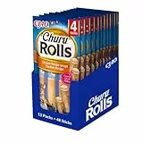 INABA Churu Rolls mit 60% Hühnerfleisch Katzen Leckerlies, Getreidefrei, Zuckerfrei, Perfekt zum Verstecken von Tablette, Keine Nebenerzeugnisse, Weiche und Saftige Kausnacks Kausticks Cat Treats 480g