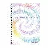 Herlitz Spiral-Notizbuch A6, kariert, 200 Blatt, Motiv: New Batic Freedom