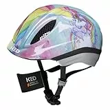 Meggy II Originals Kinder Fahrradhelm, Made in Germany, mit LED-Rücklicht, nur 220g, QUICKSAFE Verstellsystem und Insektenschutz