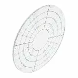 Gatuida Rotierende Tonscheibe mit Benutzerfreundlichem Design aus Acryl Vielseitige Töpferform für Kleine und Große Projekte in Töpferei und Keramik