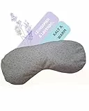 Yosana Augenkissen mit Leinsamen & Lavendel Füllung I Waschbarer Baumwollbezug I Augenmaske zur Entspannung bei Yoga, Meditation & SPA I Aromakissen Warm & Kalt anwendbar