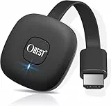 OBEST Wireless HDMI Dongle 4K, 5G HD HDMI WiFi Display Dongle, Wireless Display Receiver für Miracast/DLNA/Airplay on Android/OS/Windows/Mac OS/Monitor/Projector