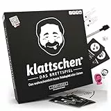 DENKRIESEN Klattschen® Brettspiel für Erwachsene - Gesellschaftsspiel und Partyspiel ab 16+ Jahren für 4-16 Spieler | Das witzige feuchtfröhliche Würfelspiel für die Spielesammlung