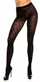GLAMORY Damen Argyle Strumpfhose Dune 70 DEN, Schwarz (Schwarz), XXX-Large (Herstellergröße: 3XL-(56-58))